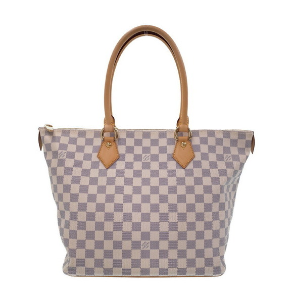 Louis Vuitton Handbags - Louis Vuitton Damier Azur White Saleya Tote Bag